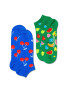 Happy Socks Чорапи с плодова шарка - 2 чифта - Pepit.bg