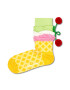 Happy Socks Десенирани дълги чорапи с помпони - Pepit.bg