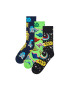 Happy Socks Дълги чорапи с принт - 3 чифта - Pepit.bg