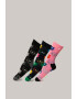 Happy Socks Унисекс чорапи с десен 3 чифта - Pepit.bg