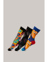 Happy Socks Унисекс чорапи с десен 3 чифта - Pepit.bg