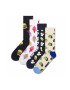 Happy Socks Унисекс чорапи с принт - 4 чифта - Pepit.bg