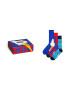 Happy Socks Унисекс чорапи за ски Downhill - 3 чифта - Pepit.bg