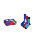 Happy Socks Унисекс чорапи за ски Downhill - 3 чифта - Pepit.bg