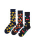 Happy Socks Унисекс дълги чорапи - 3 чифта - Pepit.bg