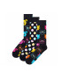 Happy Socks Унисекс дълги чорапи - 3 чифта - Pepit.bg