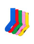 Happy Socks Унисекс дълги чорапи - 5 чифта - Pepit.bg