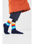 Happy Socks Унисекс дълги чорапи Faded Diamond - Pepit.bg