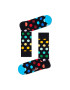 Happy Socks Унисекс дълги чорапи с десен - 3 чифта - Pepit.bg