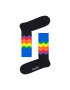 Happy Socks Унисекс дълги чорапи с десен - 3 чифта - Pepit.bg