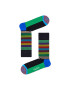 Happy Socks Унисекс дълги чорапи с десен - 3 чифта - Pepit.bg