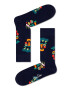 Happy Socks Унисекс дълги чорапи с десен - 4 чифта - Pepit.bg