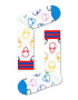 Happy Socks Унисекс дълги чорапи с принт - Pepit.bg