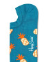 Happy Socks Унисекс изрязани чорапи с ананас - 3 чифта - Pepit.bg