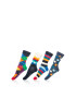 Happy Socks Унисекс комплект 3/4 чорапи 4 чифта - Pepit.bg