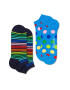 Happy Socks Унисекс къси чорапи - 2 чифта - Pepit.bg