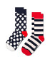 Happy Socks Унисекс къси чорапи - 2 чифта - Pepit.bg