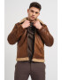 Jack&Jones Jack & Jones Яке от еко кожа с джобове с цип - Pepit.bg