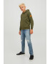 Jack & Jones Худи Classic Waffle с джоб кенгуру - Pepit.bg