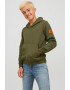 Jack & Jones Худи Classic Waffle с джоб кенгуру - Pepit.bg