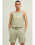 Jack & Jones Памучен топ с лого - Pepit.bg