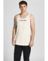 Jack & Jones Памучен топ с лого - Pepit.bg