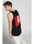 Jack & Jones Памучен топ с лого - Pepit.bg