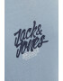 Jack & Jones Памучна блуза Eaton с лого - Pepit.bg