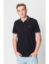Jack & Jones Памучна тениска Bla Structure с яка - Pepit.bg