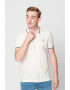 Jack & Jones Памучна тениска Bla Structure с яка - Pepit.bg