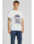 Jack & Jones Памучна тениска Skull с щампа - Pepit.bg