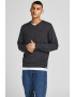 Jack & Jones Пуловер Tons с шпиц - Pepit.bg