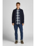Jack & Jones Рипсен пуловер с цип - Pepit.bg