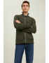 Jack & Jones Рипсен пуловер с цип - Pepit.bg