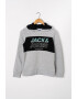 Jack&Jones Суитшърт Jonah с цветен блок и лого - Pepit.bg