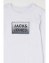 Jack & Jones Суитшърт с овално деколте и лого - Pepit.bg