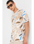 Jack  Jones Тениска Leaf с лен - Pepit.bg