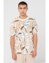 Jack  Jones Тениска Leaf с лен - Pepit.bg