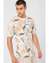 Jack  Jones Тениска Leaf с лен - Pepit.bg