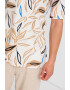 Jack  Jones Тениска Leaf с лен - Pepit.bg