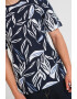 Jack  Jones Тениска Leaf с лен - Pepit.bg