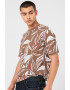 Jack  Jones Тениска Leaf с лен - Pepit.bg