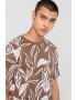Jack  Jones Тениска Leaf с лен - Pepit.bg