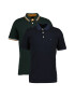 Jack & Jones Вталени тениски с яка Paul - 2 броя - Pepit.bg