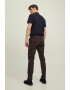 Jack & Jones Тениска Structure с яка и къс цип - Pepit.bg