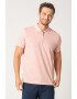 Jack & Jones Тениска Structure с яка и къс цип - Pepit.bg