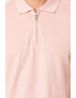 Jack & Jones Тениска Structure с яка и къс цип - Pepit.bg