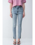 KARL LAGERFELD JEANS Слим дънки - Светлосин меланж - Pepit.bg