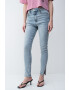 KARL LAGERFELD JEANS Слим дънки - Светлосин меланж - Pepit.bg