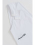 KARL LAGERFELD JEANS Топ с лого - Бял - Pepit.bg